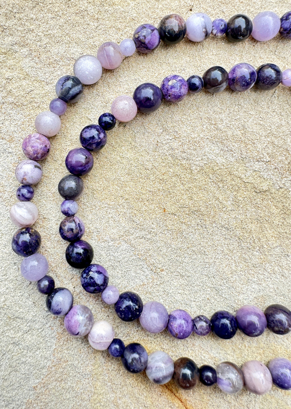 RARE Utah Tiffany Stone 5-8mm Round Beads Designer Strands