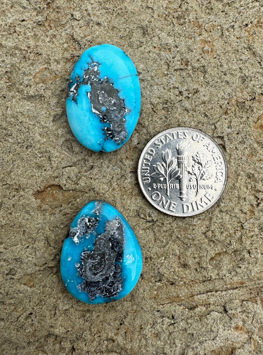 White Water Turquoise (Mexico) Cabochons Choose One Stone