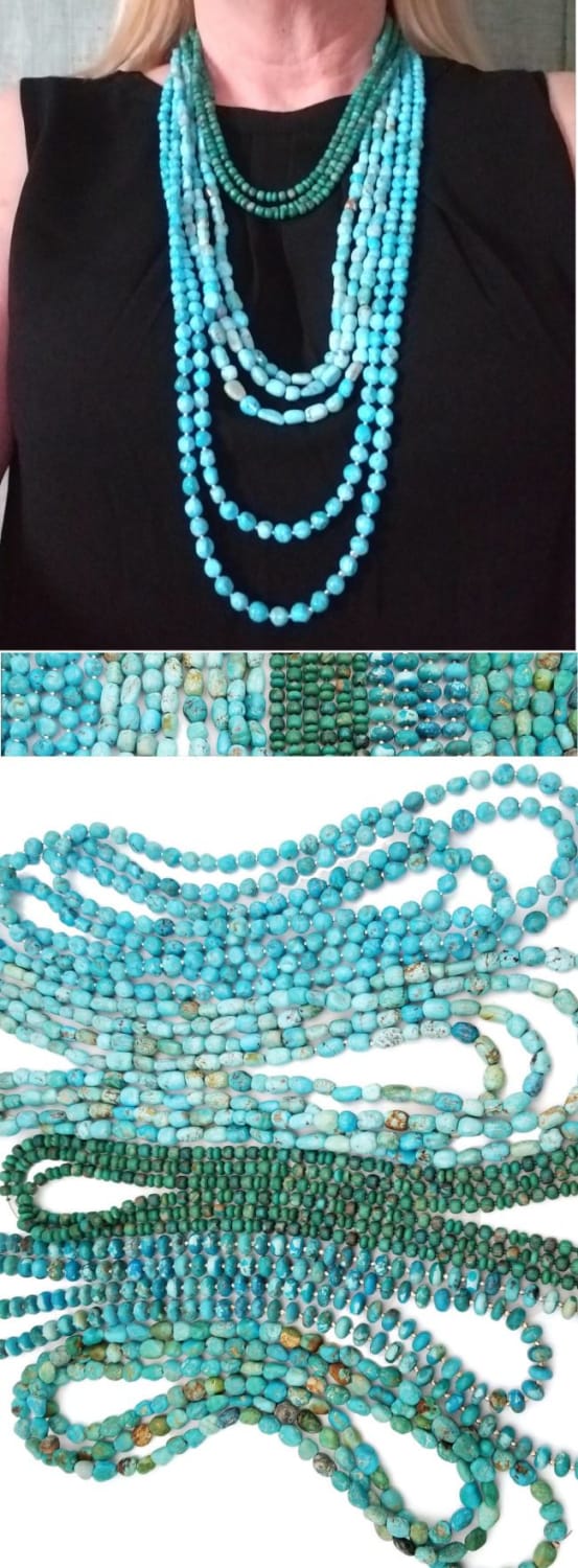 My favorite turquoise necklaces