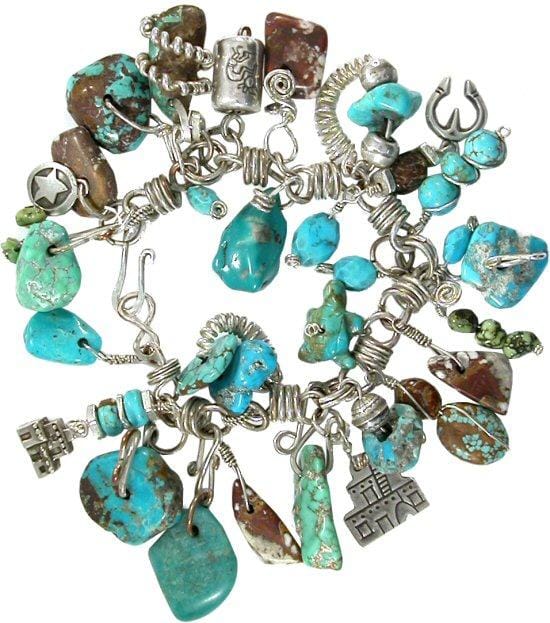 This American Turquoise Nugget Bracelet ROCKS!
