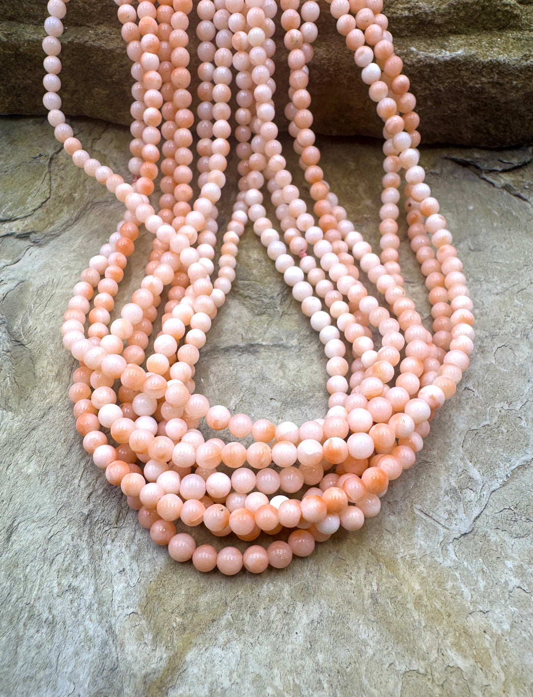 100% Natural AAA+ Quality Pink Coral (Taiwan) 3mm Round