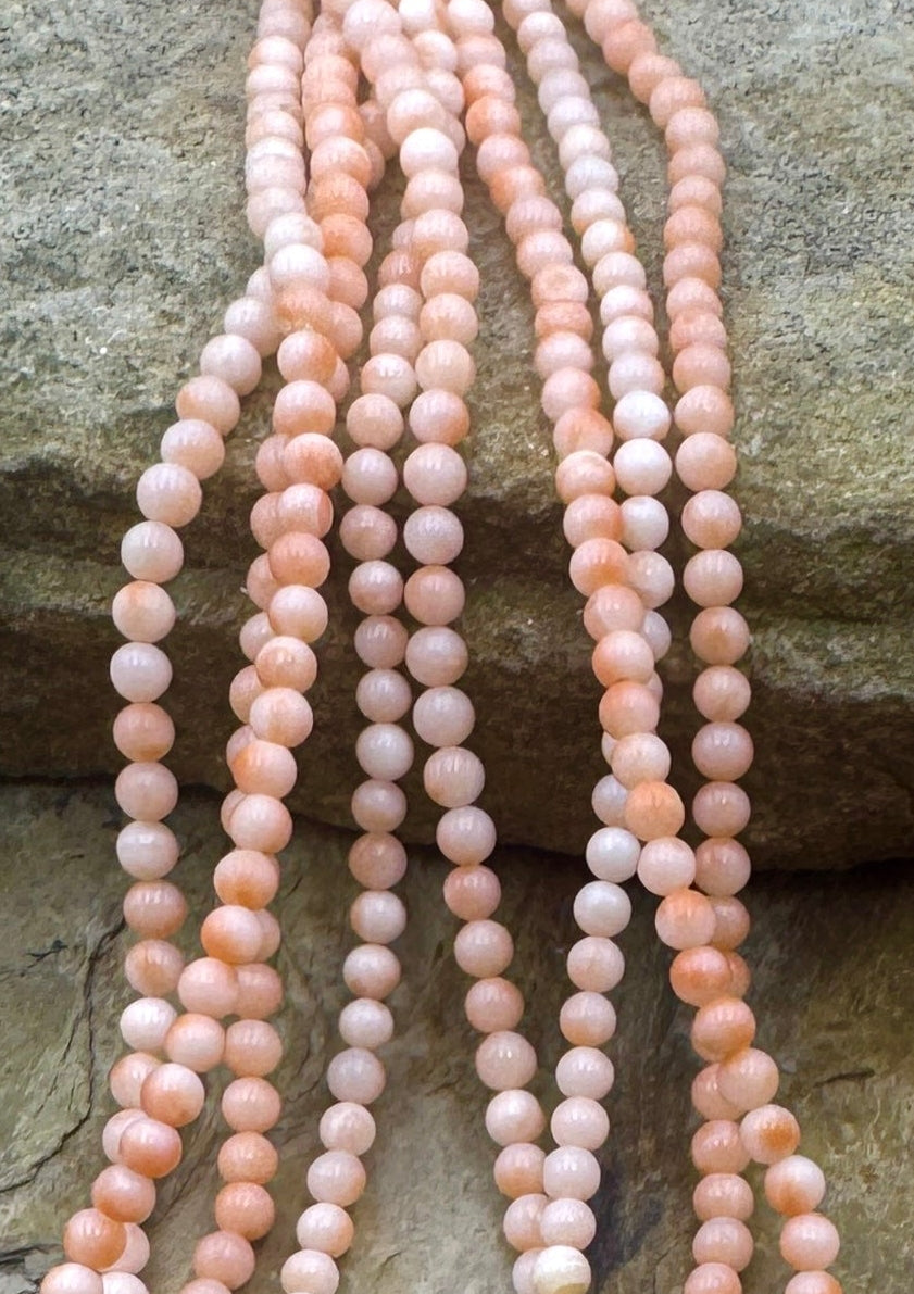 100% Natural AAA+ Quality Pink Coral (Taiwan) 3mm Round