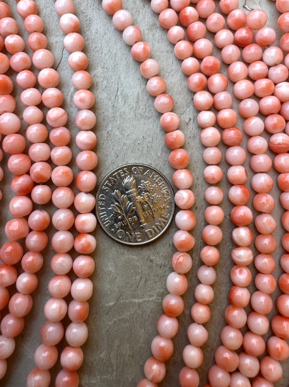 100% Natural AAA + Quality Pink Coral (Taiwan) 5mm Round