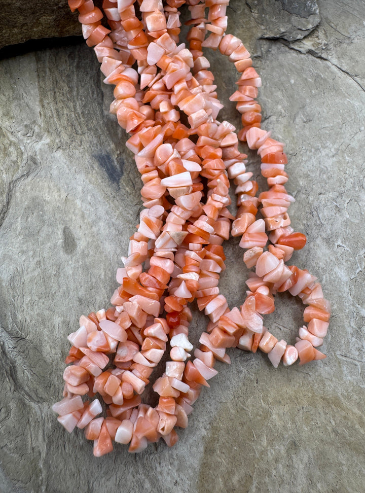 100% Natural High Quality Pink Coral (Taiwan) 4-5mm Chip