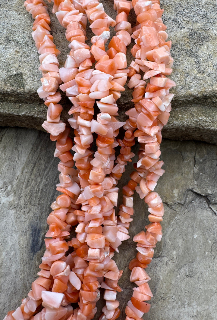 100% Natural High Quality Pink Coral (Taiwan) 4-5mm Chip