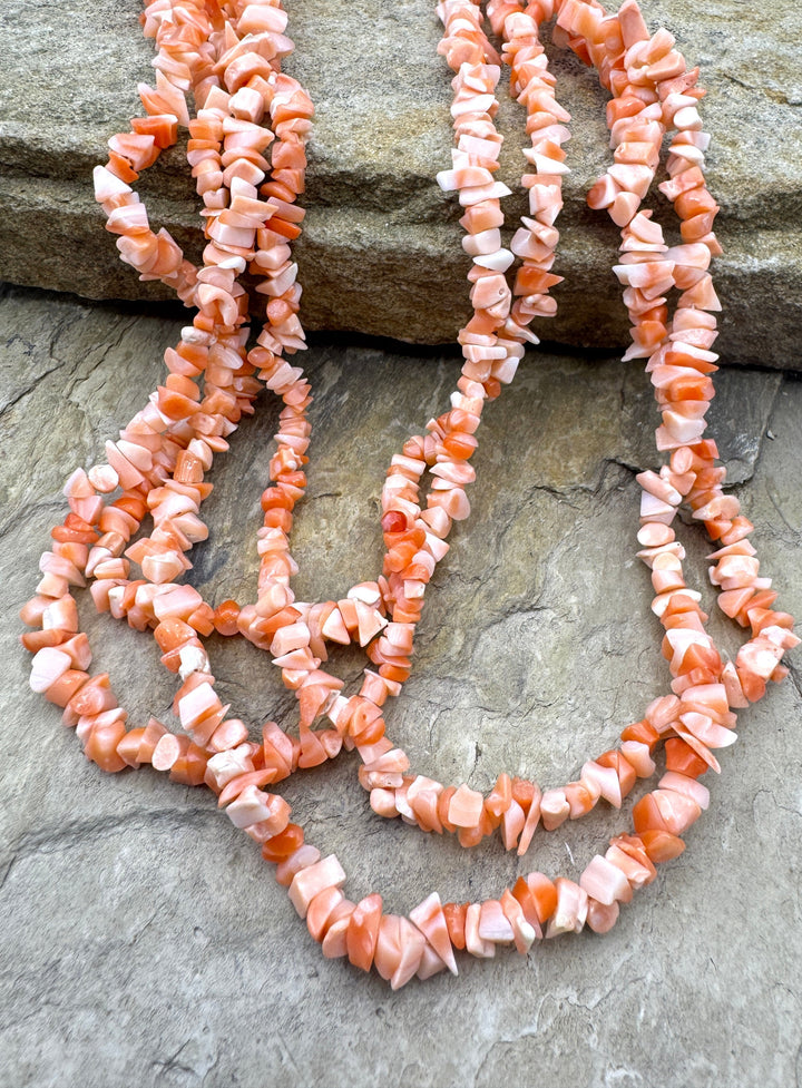 100% Natural High Quality Pink Coral (Taiwan) 4-5mm Chip