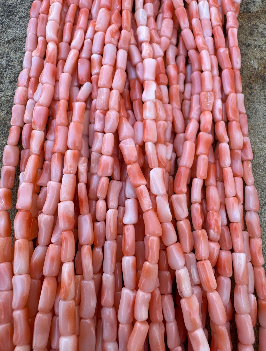 100% Natural High Quality Pink Coral (Taiwan) 4-5mmx3-4mm