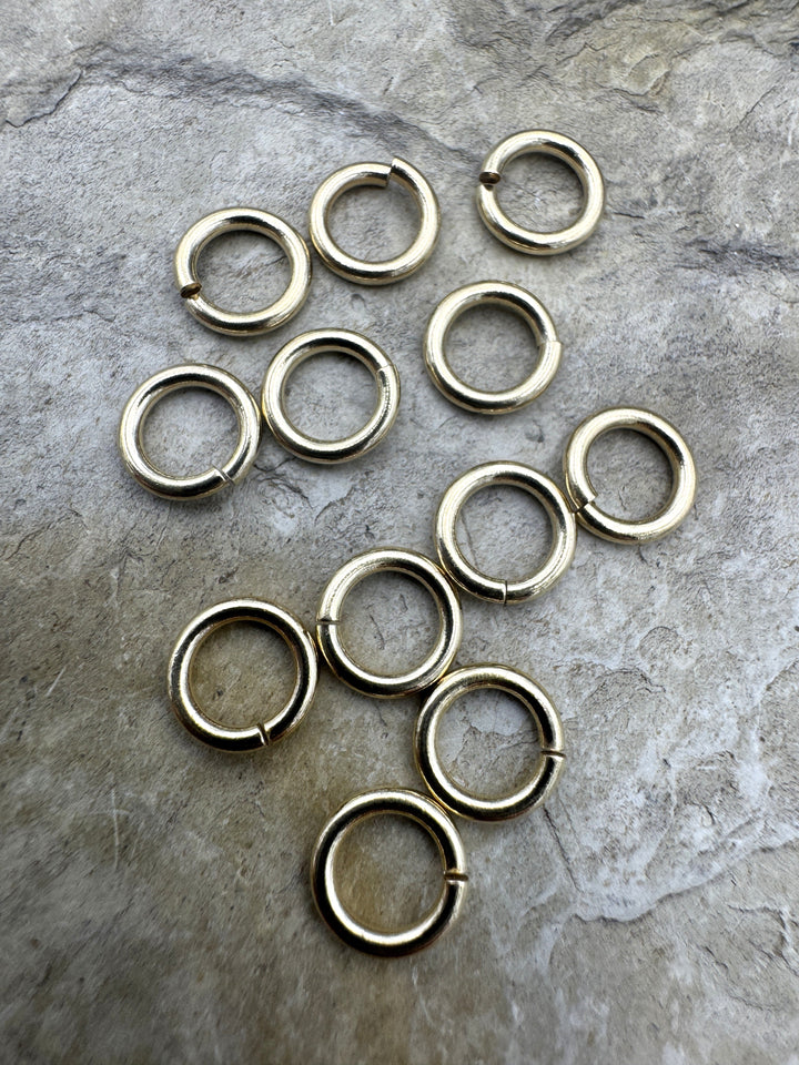 14/20 Gold Filled Heavy (18 Gauge) 8mm Jump Rings Package