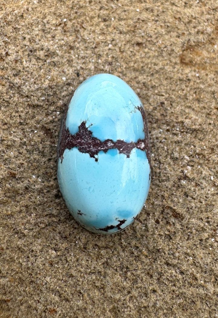 RARE Golden Hills Turquoise  (Kazakhstan) High Dome Cabochon 10x15x6mm