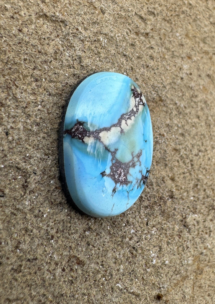 RARE Golden Hills Turquoise  (Kazakhstan) Cabochon 13x17mm