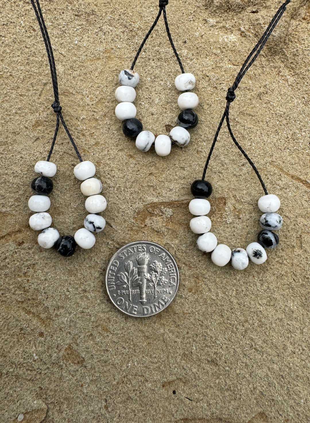 RARE High Quality White Buffalo 5mm Rondelle Beads, (Set of 10 Beads)