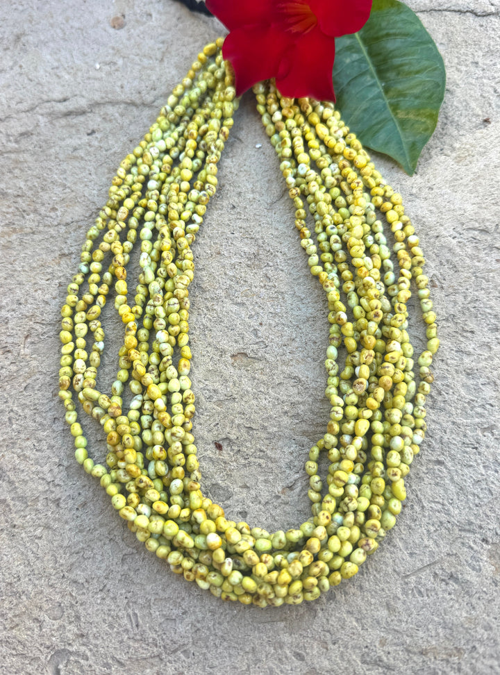 RARE Palomino Variscite 4mm Rounded Nugget Beads, 18 Inch Strand
