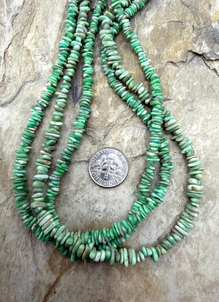 Nevada Variscite 4-5mm Chip Beads, 16 Inch Strand