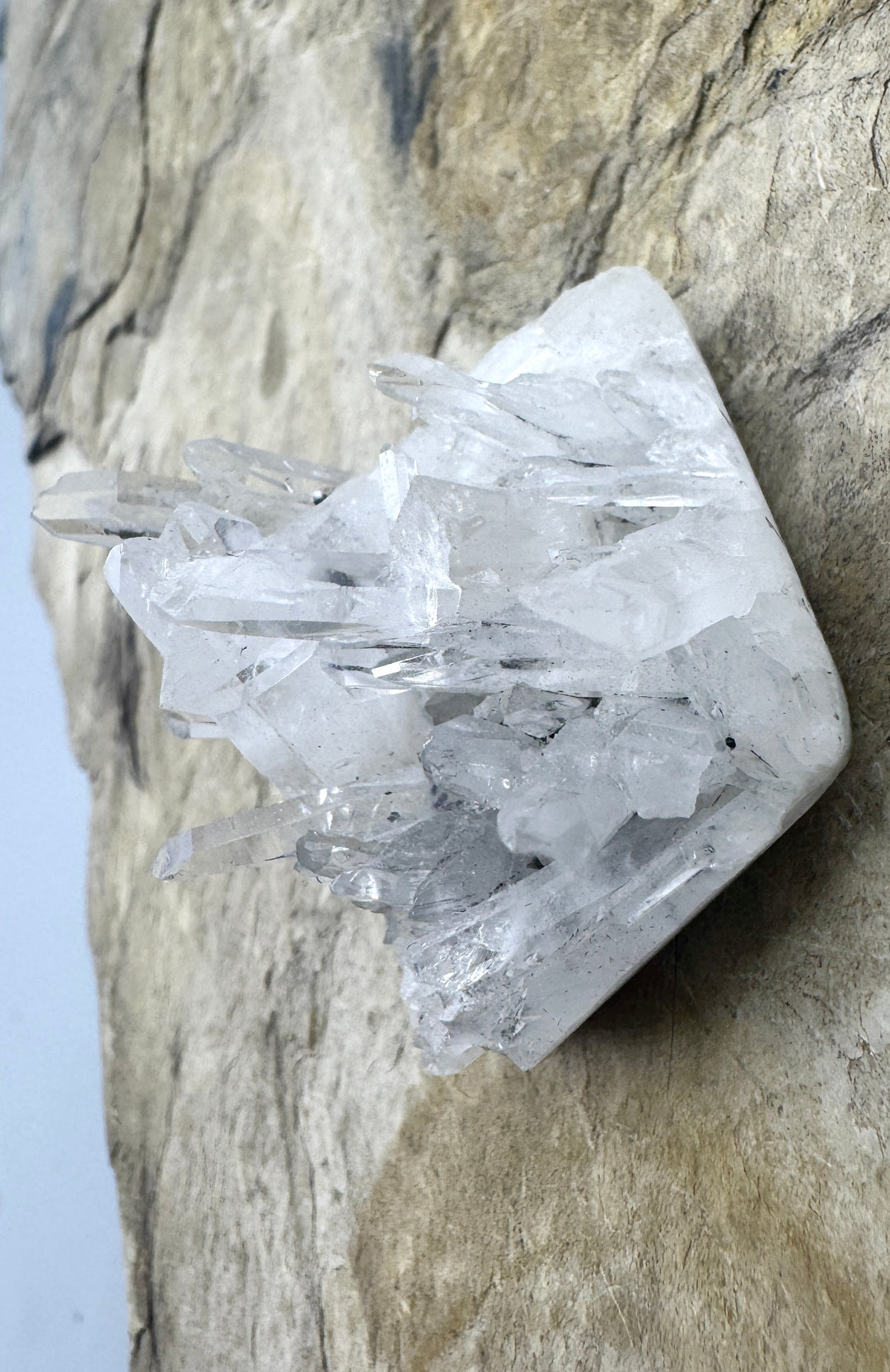 Natural Large Crystal Quartz Druzy Cabochon 33x29x24