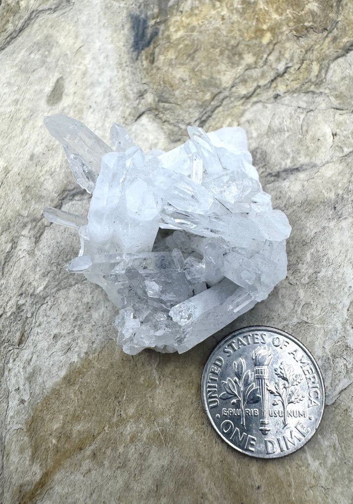Natural Large Crystal Quartz Druzy Cabochon 33x29x24