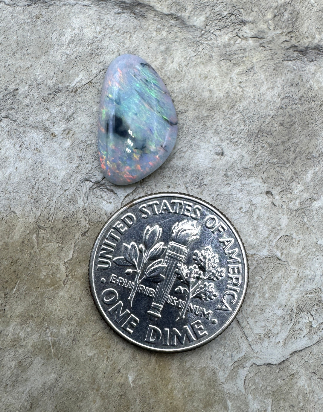 Opal (Australia) Freeform Cabochon 9x16mm