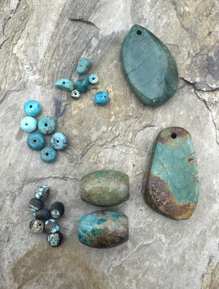 CLOSEOUT LOT of Hubei Turquoise Beads