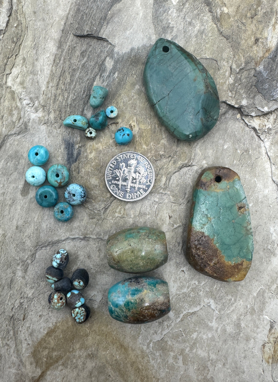 CLOSEOUT LOT of Hubei Turquoise Beads