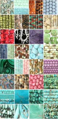 turquoise beads, gemstone beads, cabochons for jewelry making.