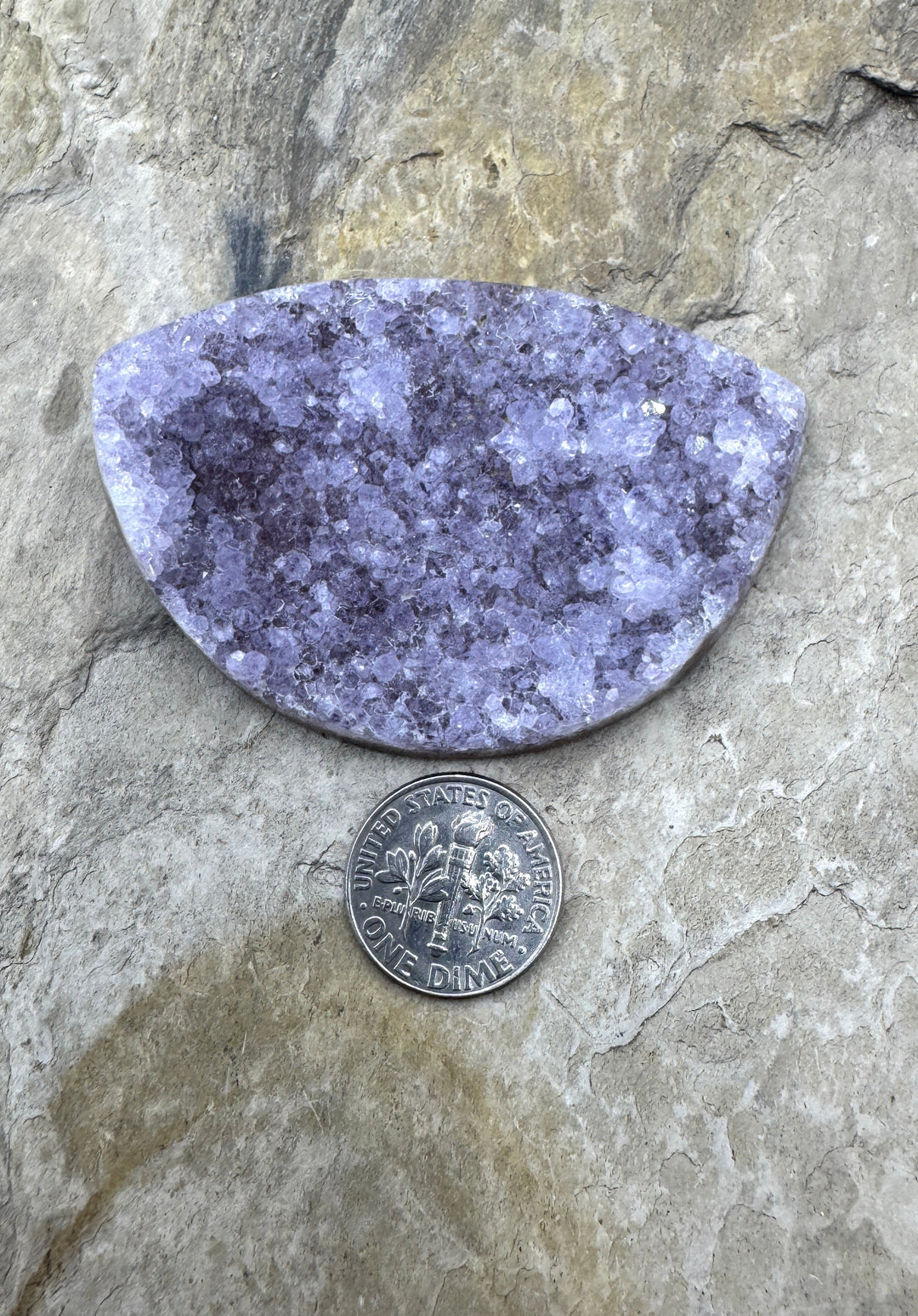 AAA + Natural Amethyst Druzy Extra Large Designer Cabochon
