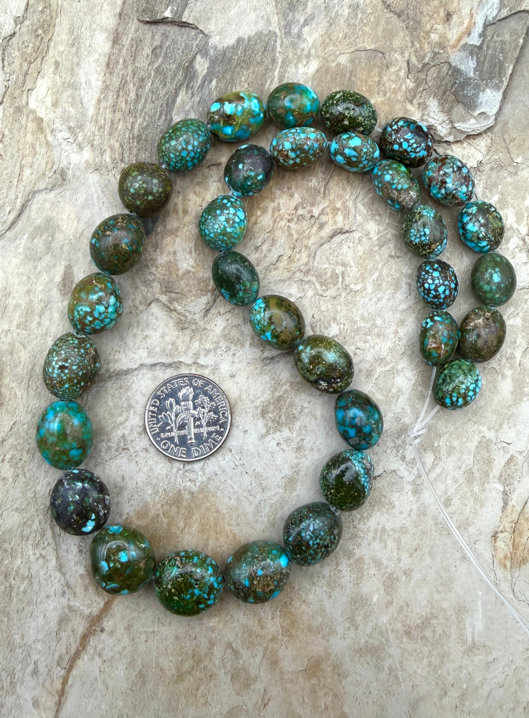 AAA+ Polychrome Spiderweb Kingman Turquoise (Arizona)