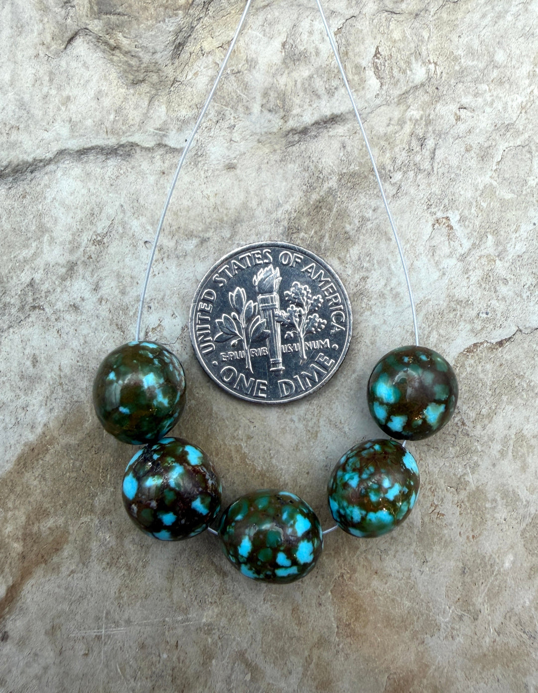 AAA+ Polychrome Spiderweb Kingman Turquoise (Arizona)