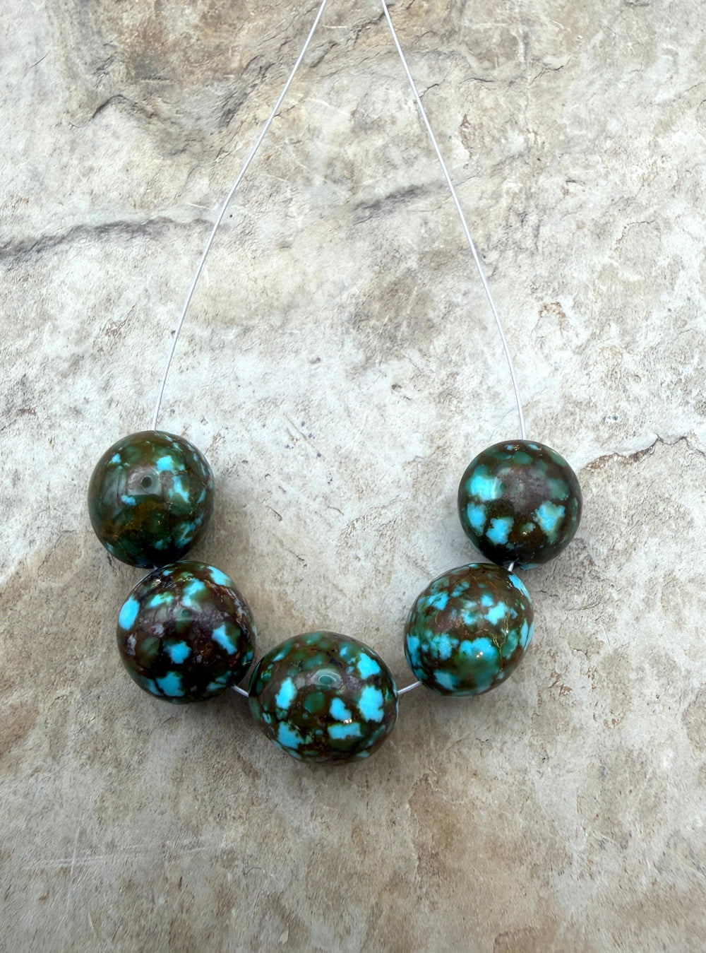 AAA+ Polychrome Spiderweb Kingman Turquoise (Arizona)