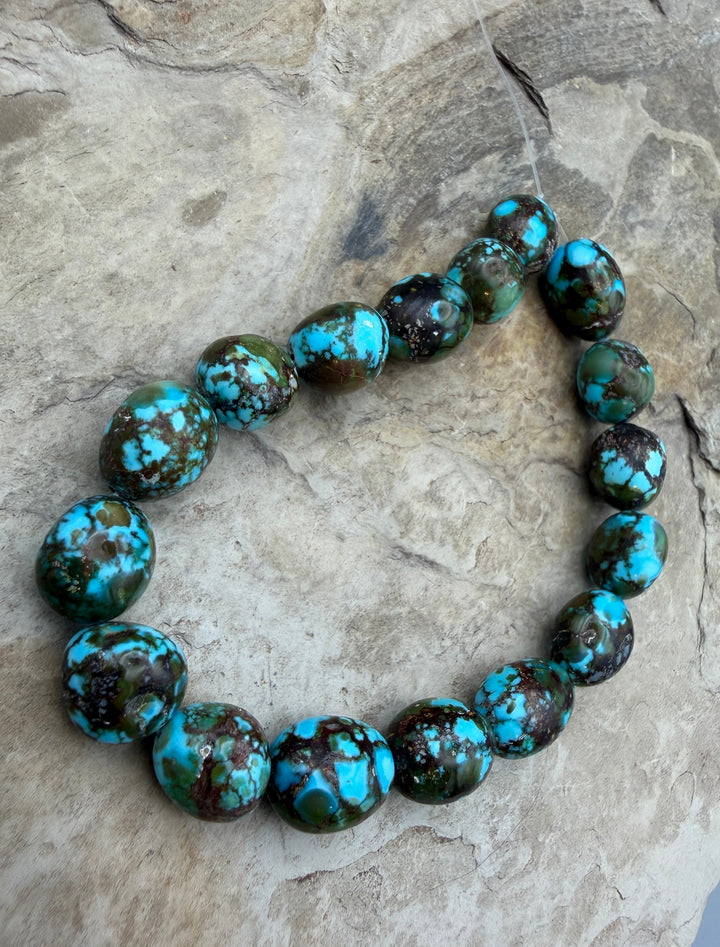 AAA+ Polychrome Spiderweb Kingman Turquoise (Arizona)