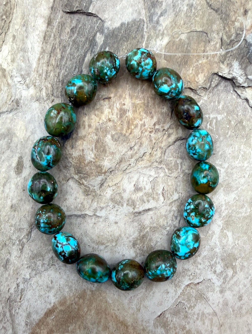 AAA+ Polychrome Spiderweb Kingman Turquoise (Arizona)