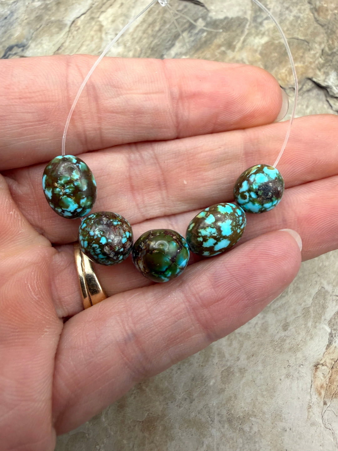 AAA+ Polychrome Spiderweb Kingman Turquoise (Arizona)