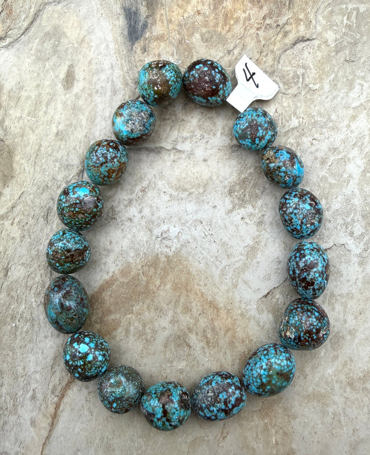 AAA+ Polychrome Spiderweb Kingman Turquoise (Arizona)