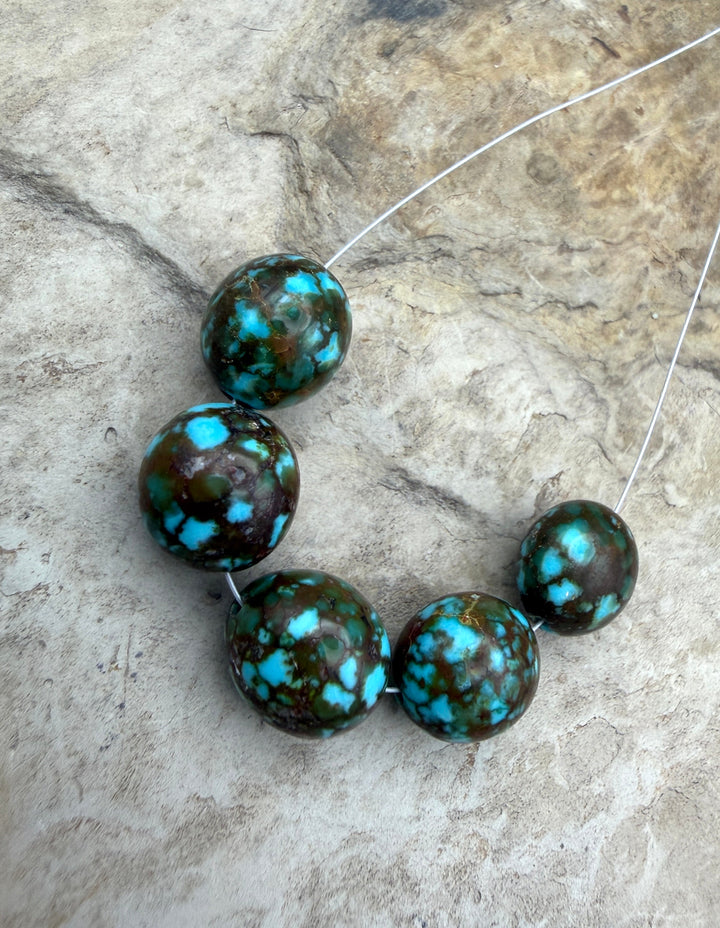 AAA+ Polychrome Spiderweb Kingman Turquoise (Arizona)
