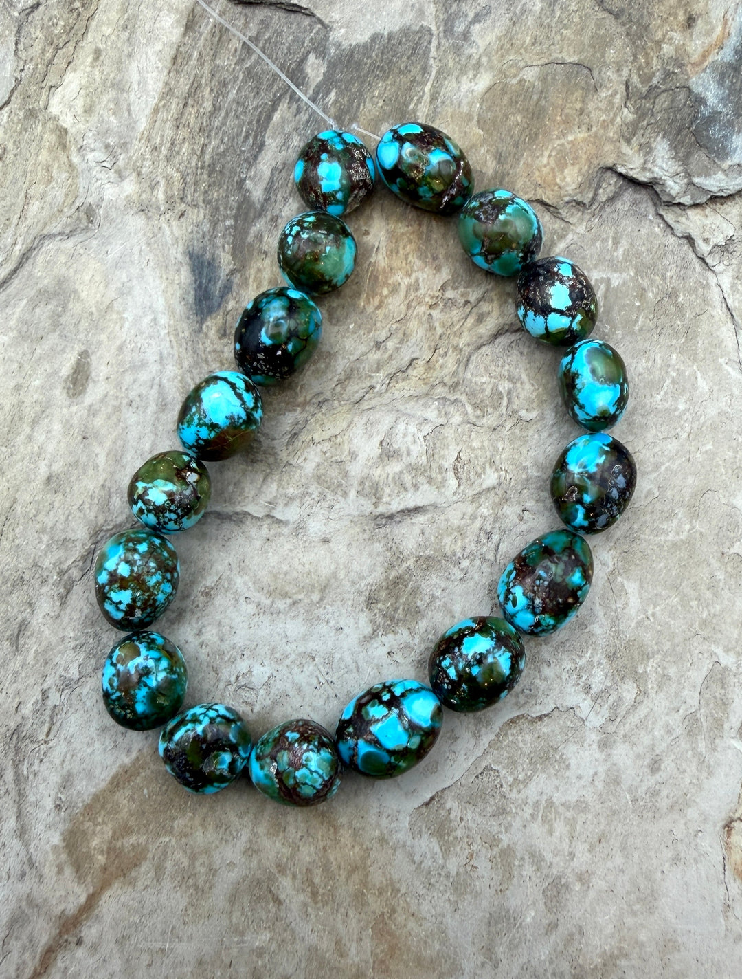 AAA+ Polychrome Spiderweb Kingman Turquoise (Arizona)