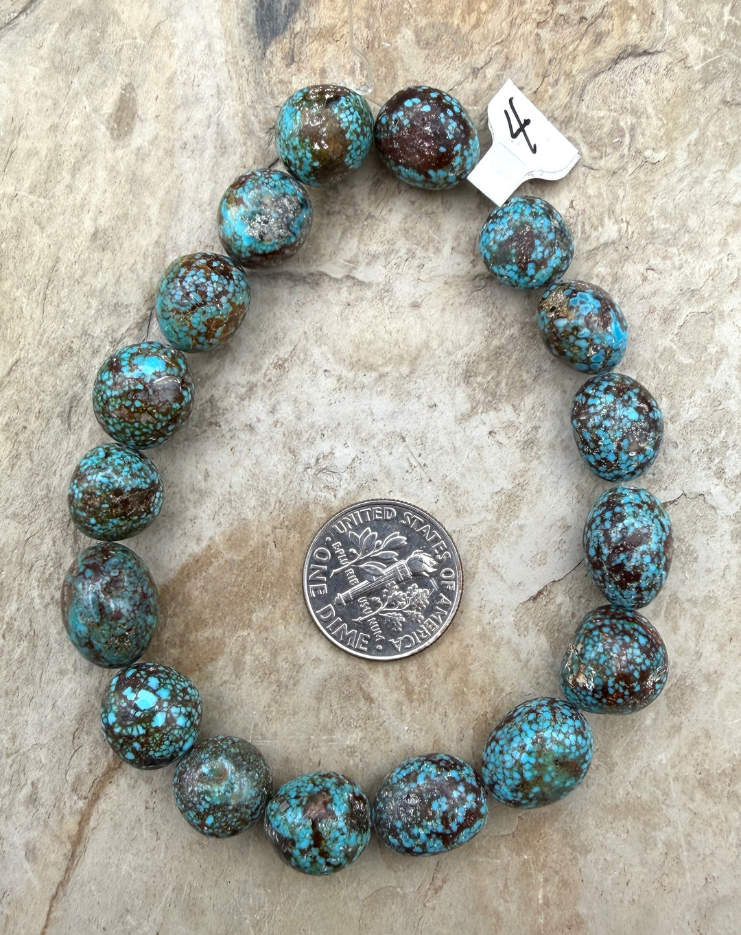 AAA+ Polychrome Spiderweb Kingman Turquoise (Arizona)