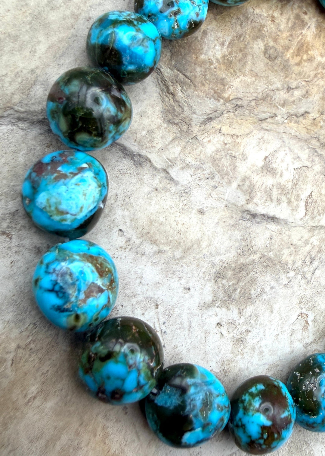 AAA+ Polychrome Spiderweb Kingman Turquoise (Arizona)