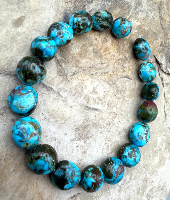 AAA+ Polychrome Spiderweb Kingman Turquoise (Arizona)