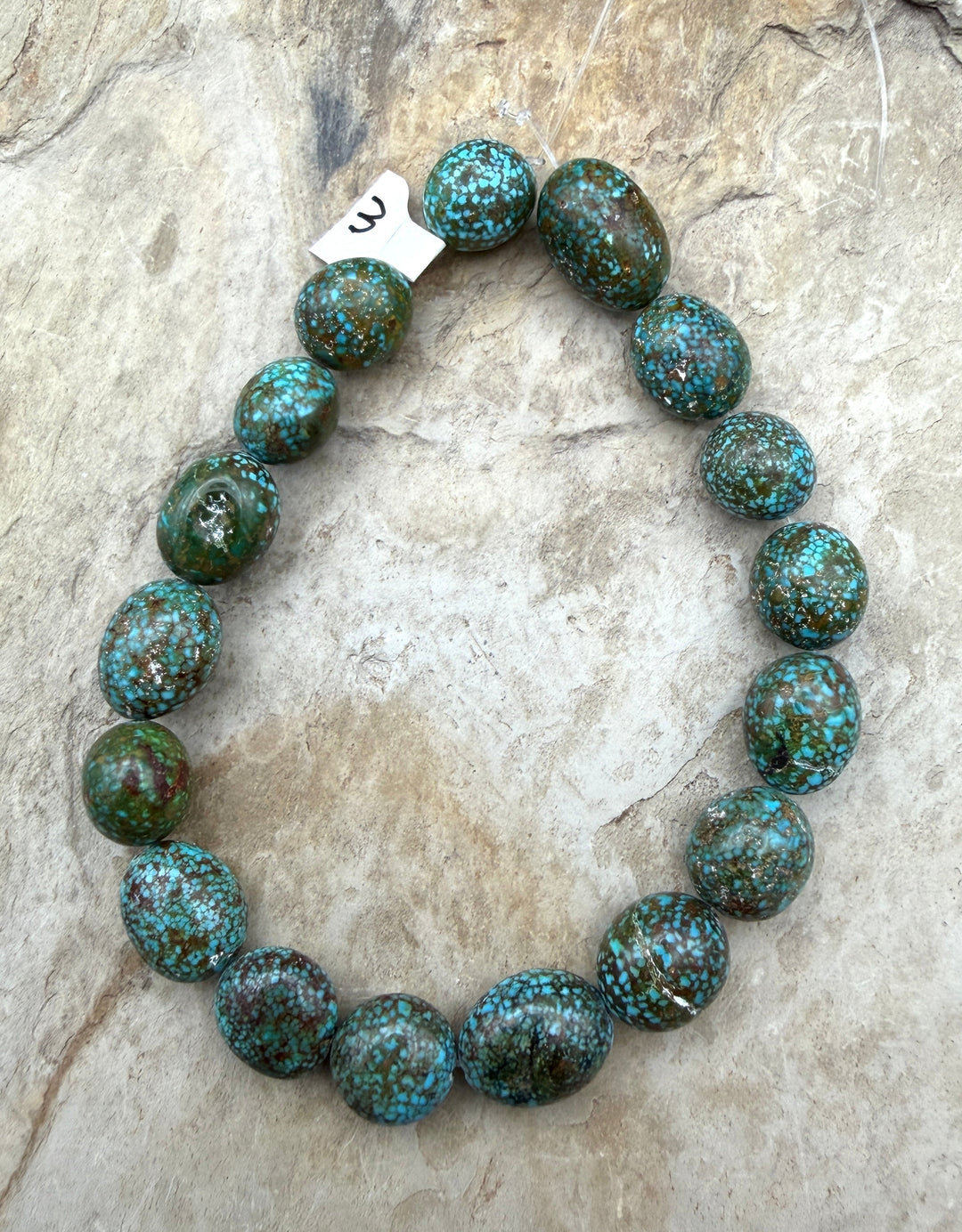 AAA+ Polychrome Spiderweb Kingman Turquoise (Arizona)