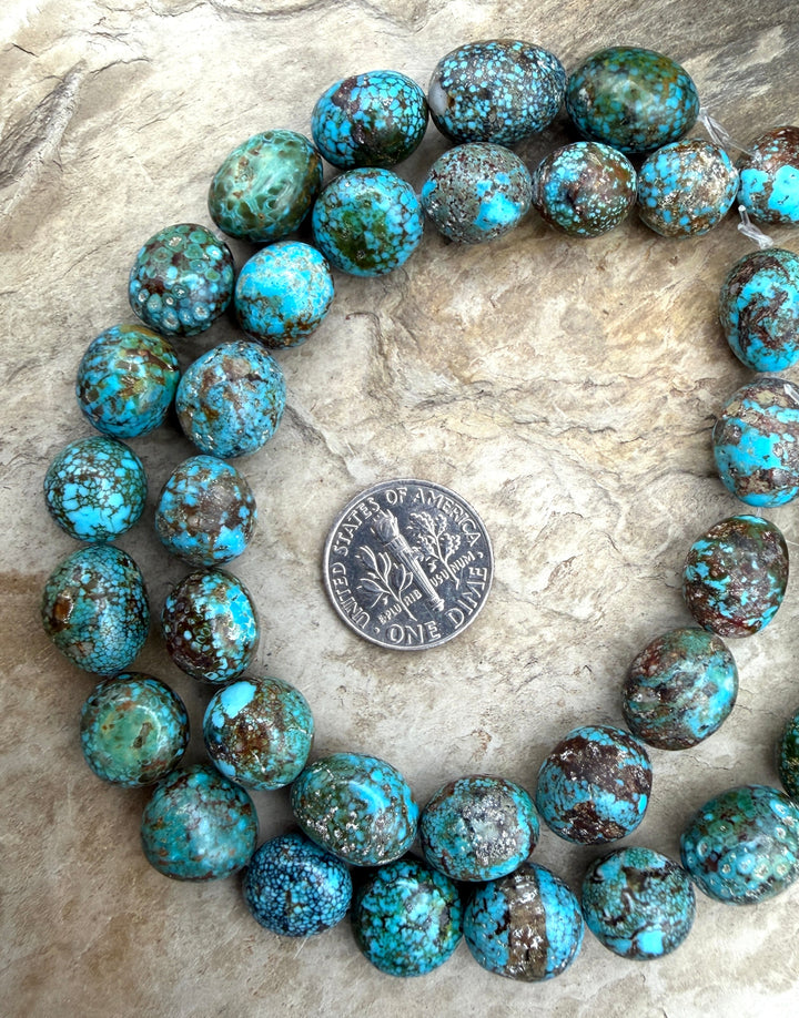 AAA+ Polychrome Spiderweb Kingman Turquoise (Arizona)