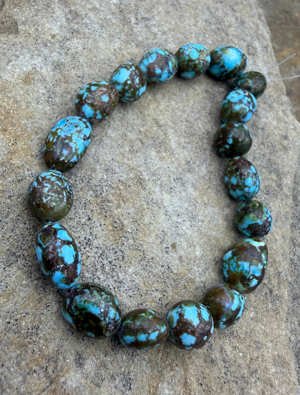 AAA+ Polychrome Spiderweb Kingman Turquoise (Arizona)