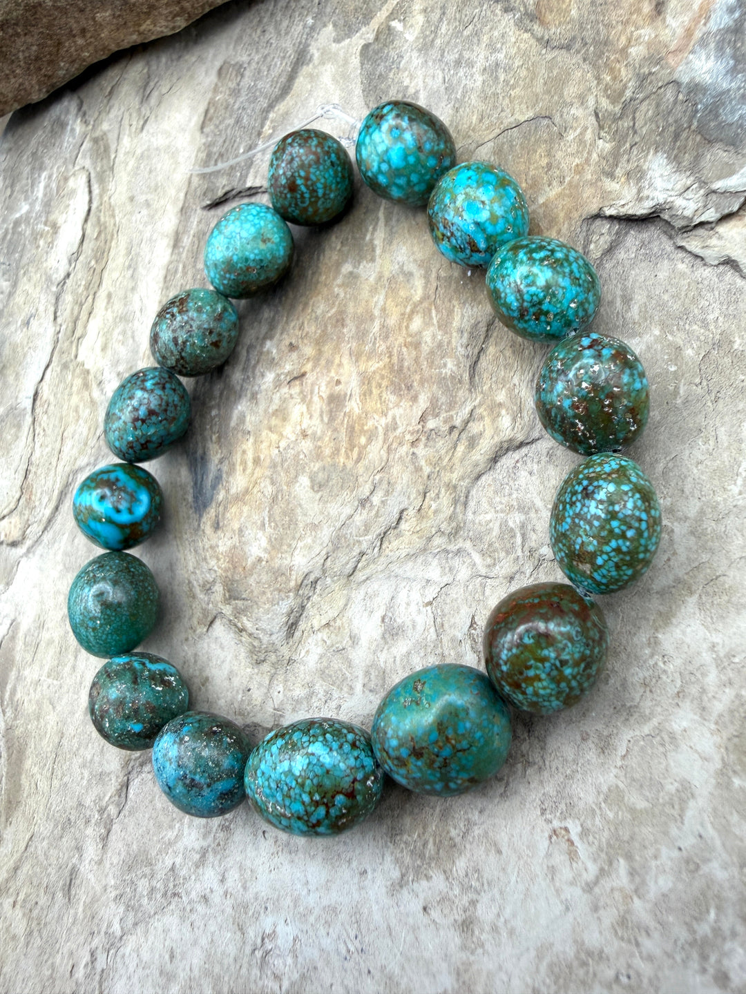 AAA+ Polychrome Spiderweb Kingman Turquoise (Arizona)
