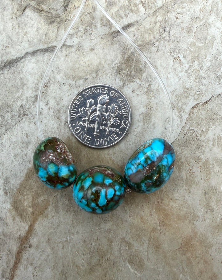 AAA+ Polychrome Spiderweb Kingman Turquoise (Arizona)