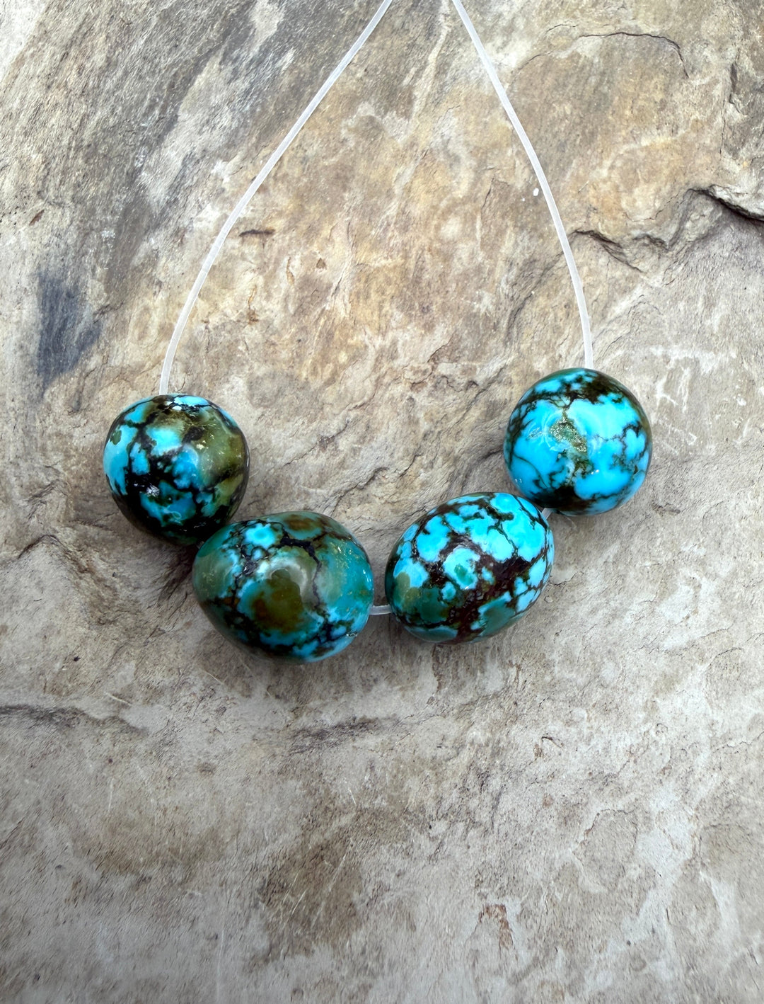 AAA+ Polychrome Spiderweb Kingman Turquoise (Arizona)