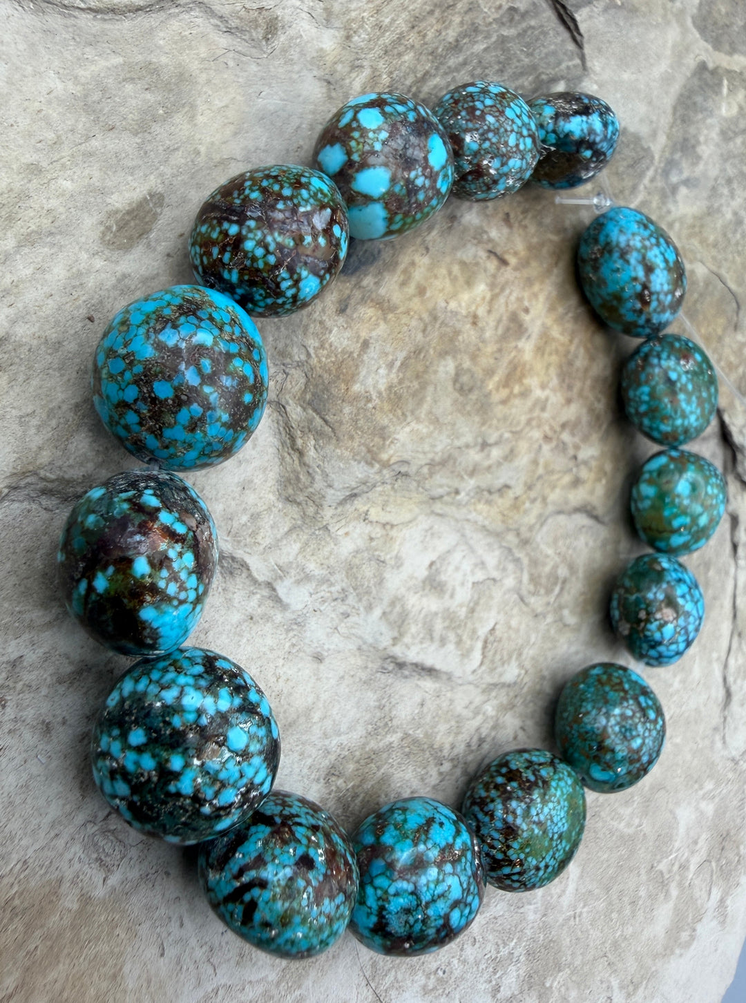 AAA+ Polychrome Spiderweb Kingman Turquoise (Arizona)