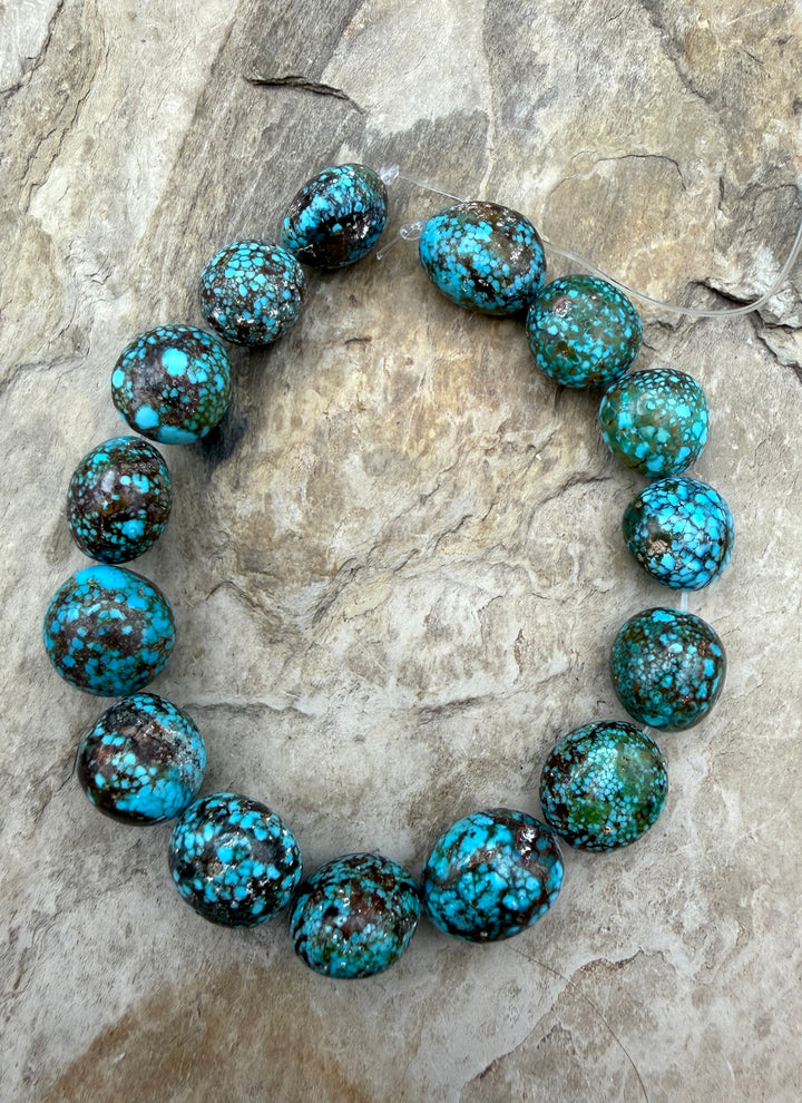 AAA+ Polychrome Spiderweb Kingman Turquoise (Arizona)