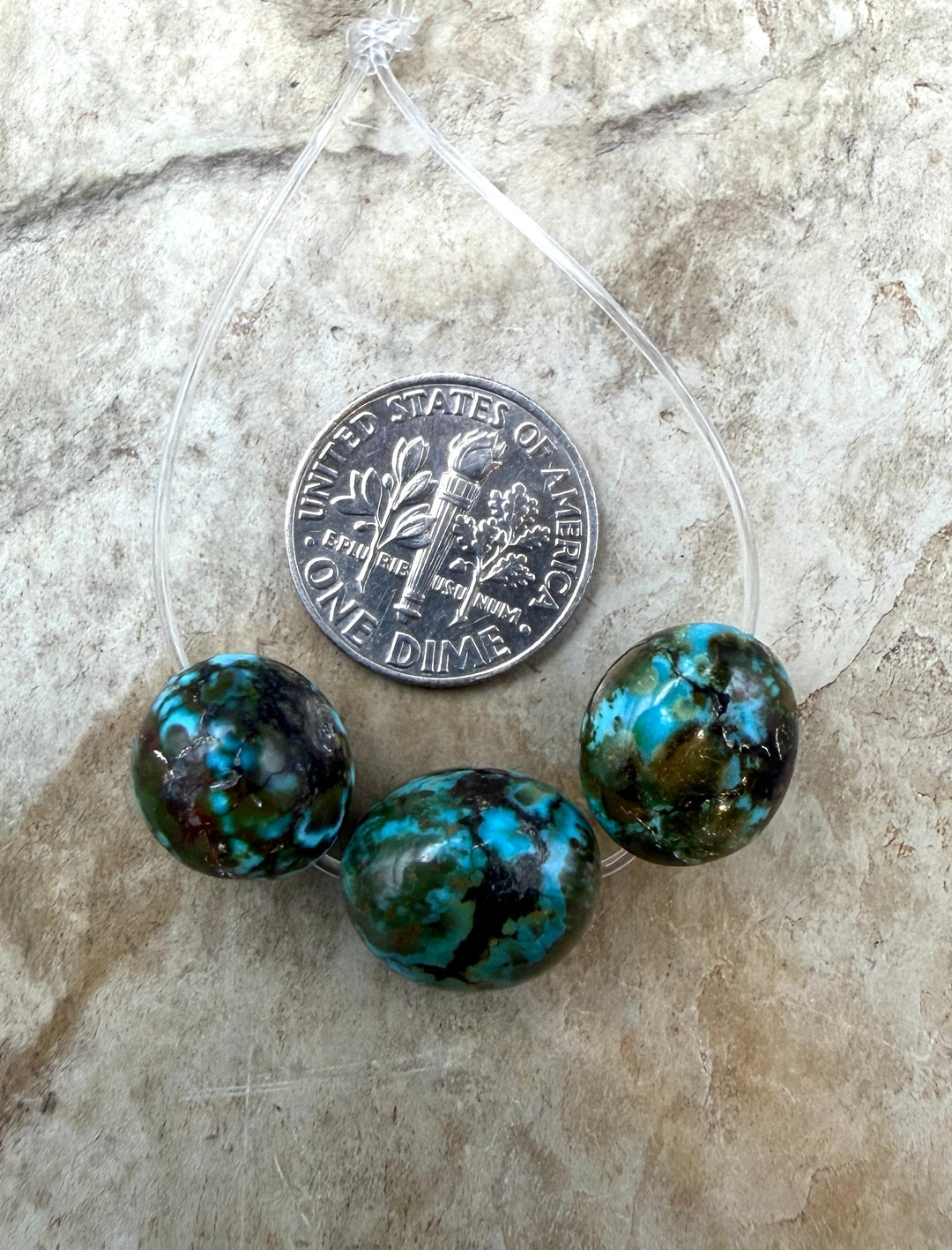 AAA+ Polychrome Spiderweb Kingman Turquoise (Arizona)