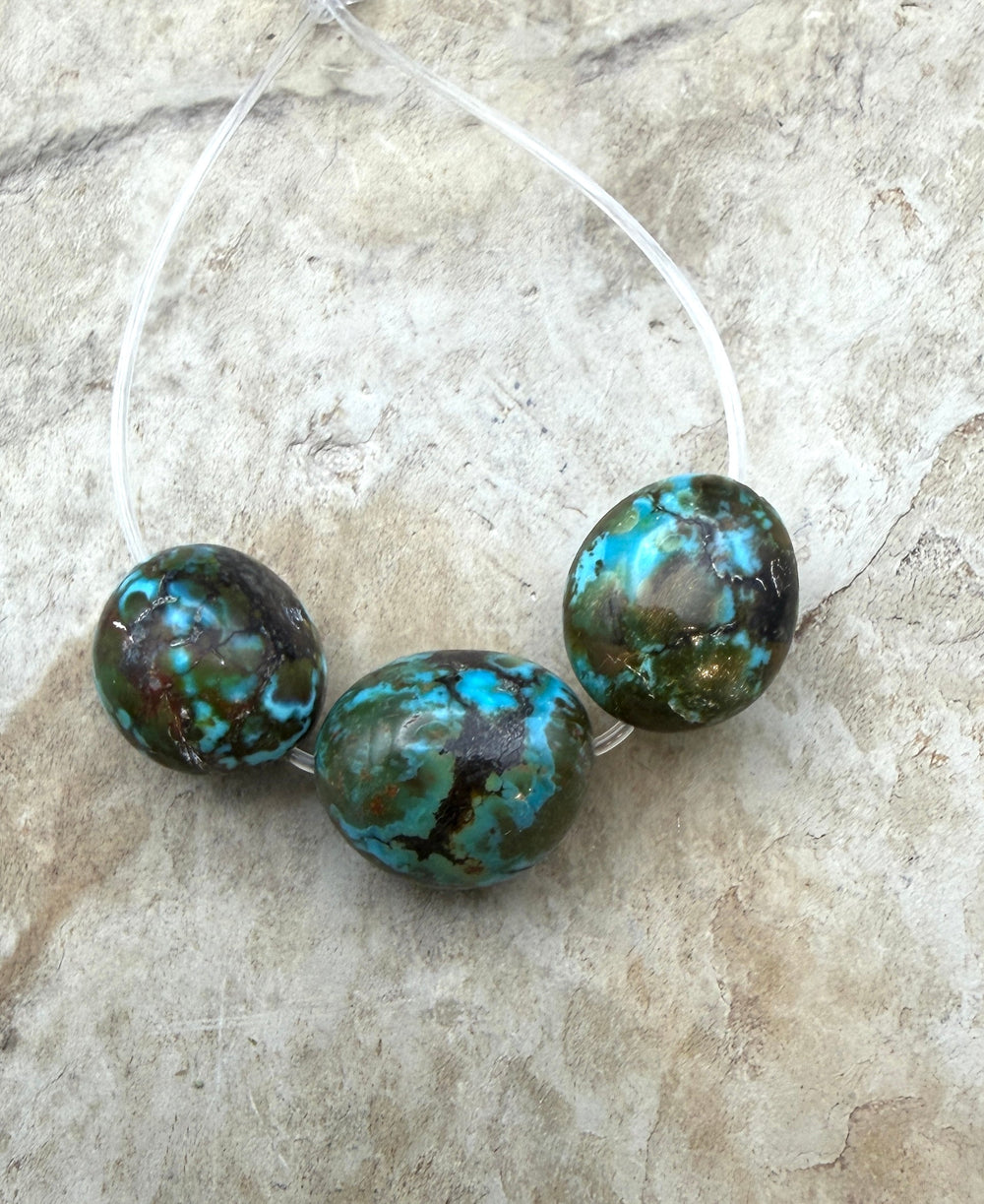 AAA+ Polychrome Spiderweb Kingman Turquoise (Arizona)