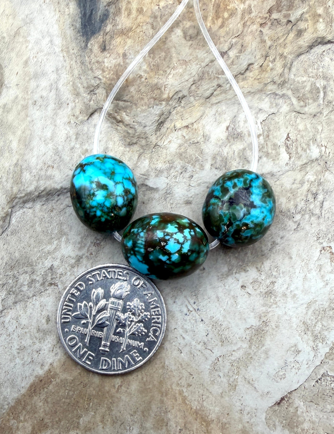 AAA+ Polychrome Spiderweb Kingman Turquoise (Arizona)
