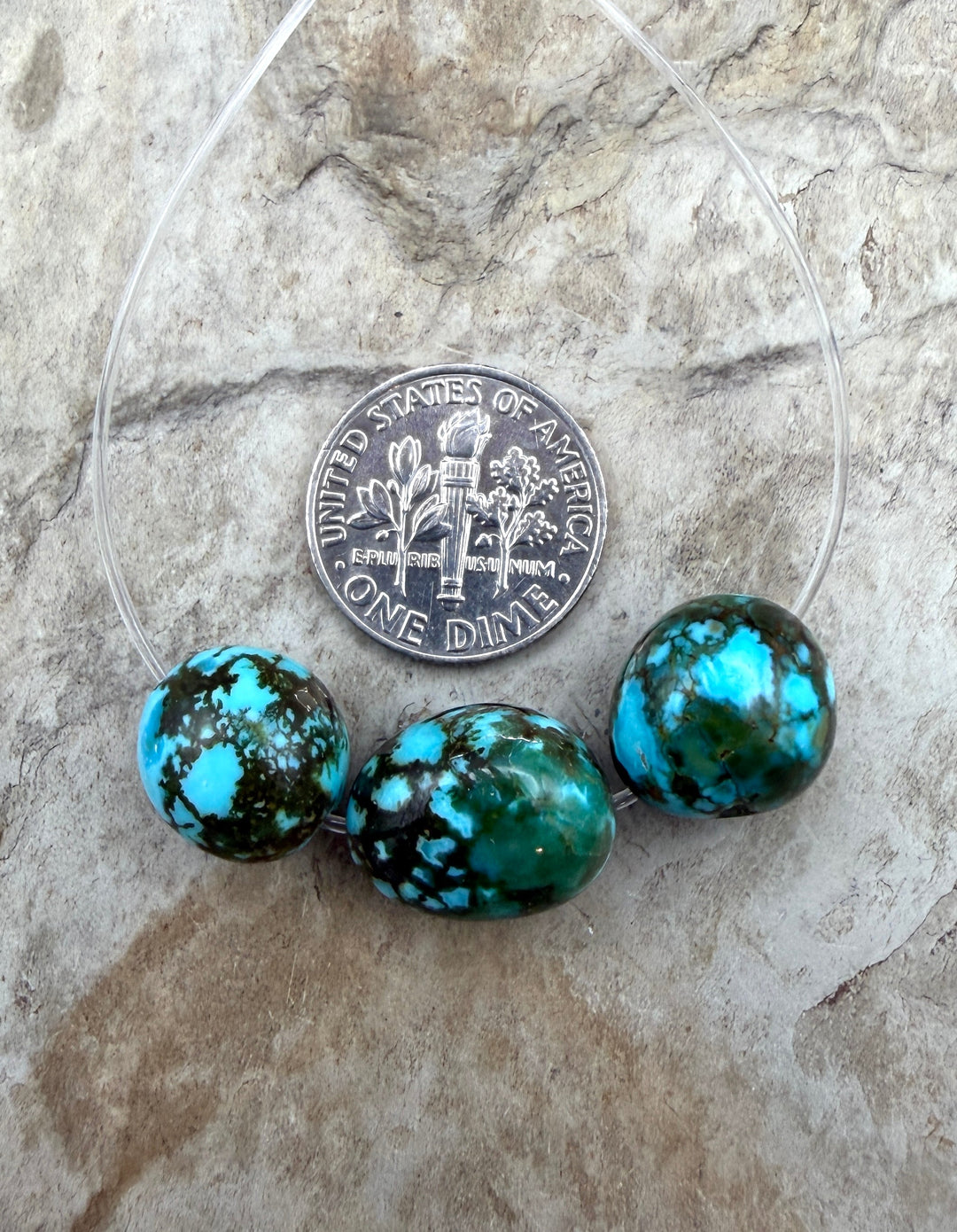 AAA+ Polychrome Spiderweb Kingman Turquoise (Arizona)