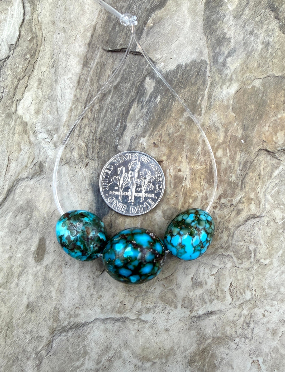 AAA+ Polychrome Spiderweb Kingman Turquoise (Arizona)