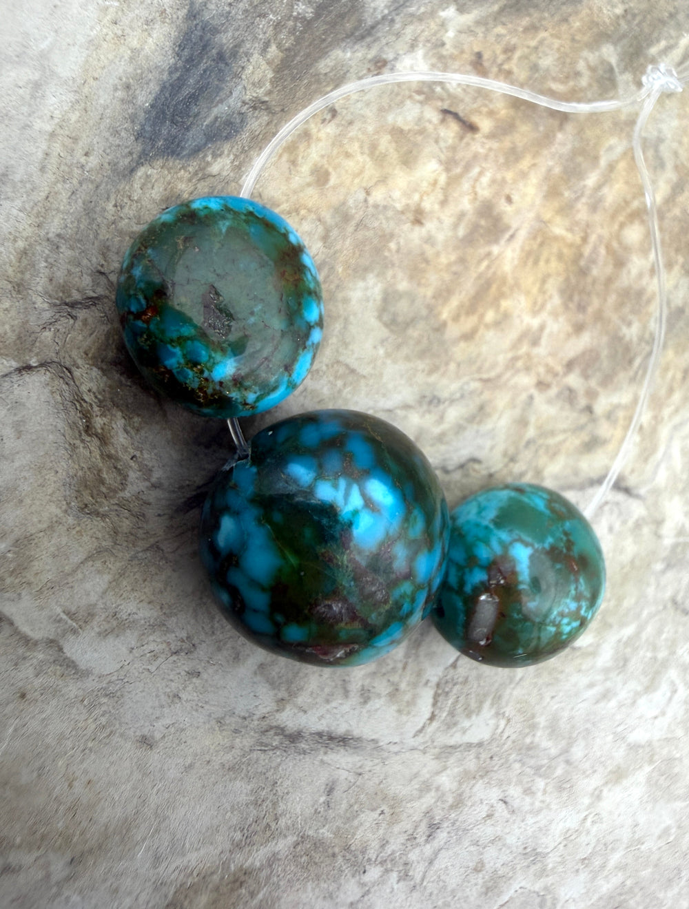 AAA+ Polychrome Spiderweb Kingman Turquoise (Arizona)
